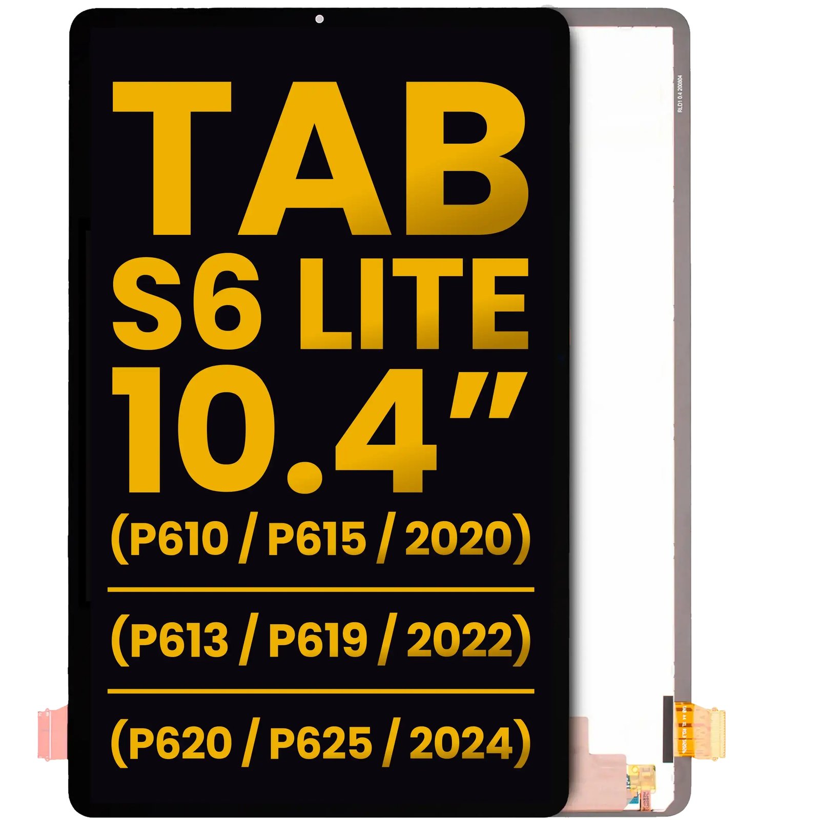 Samsung Galaxy Tab S6 Lite 10.4 Display Screen | Compatible with P610 P615 P613 P619 P620 P625 | High-Quality Screen Replacement Assembly